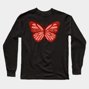 Pasquerilla East Notre Dame Butterfly Long Sleeve T-Shirt